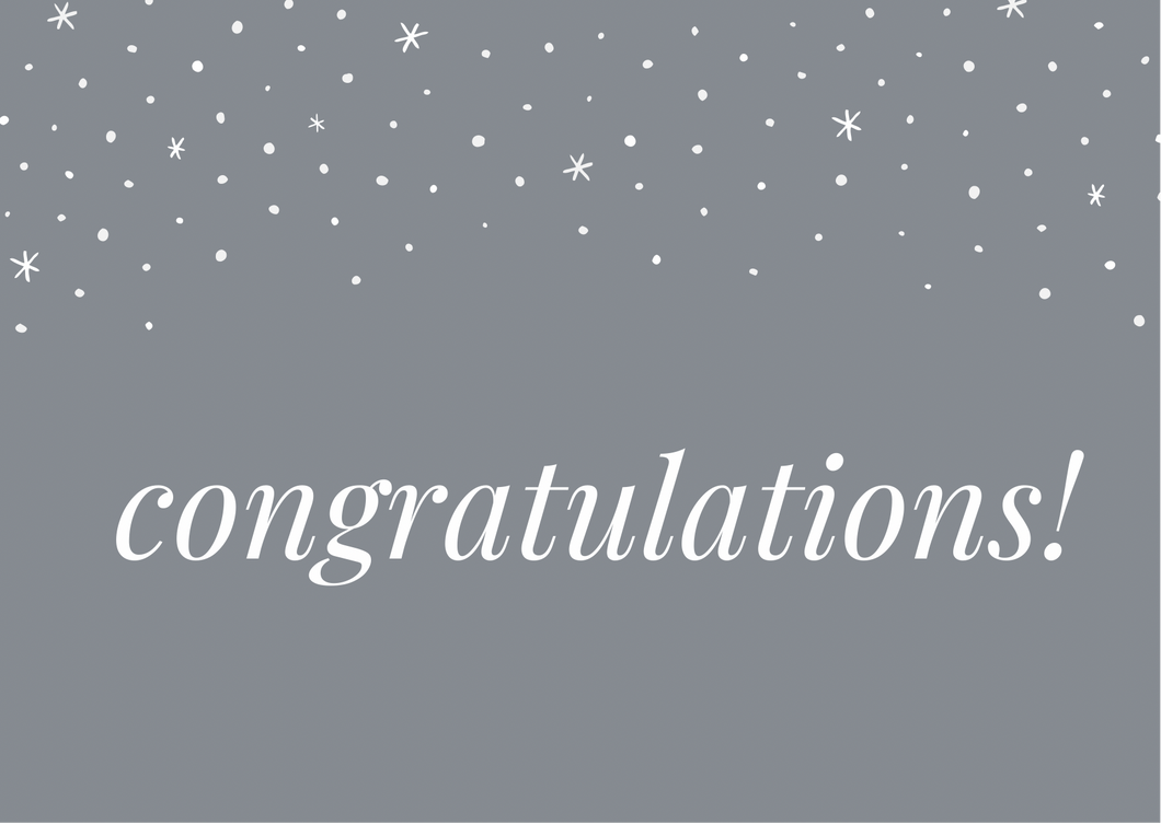 Congratulations!