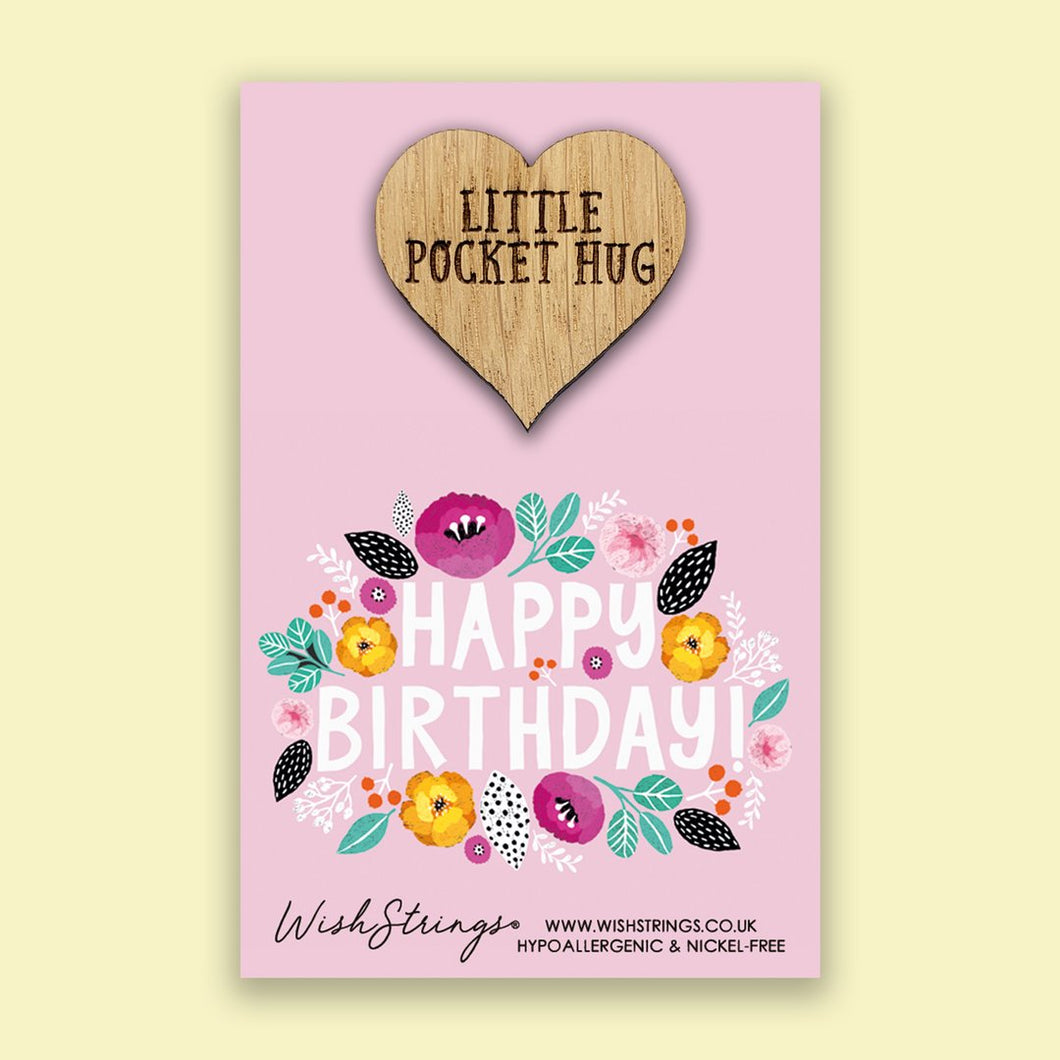 Happy Birthday - Pocket Hug - Keepsake Token